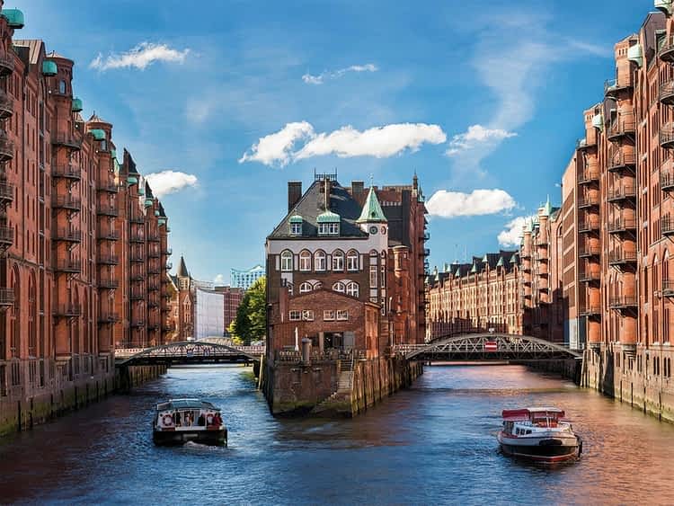 Speicherstadt- "град на складове" Хамбург
